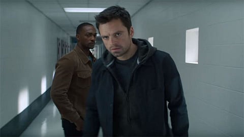A still from 'The Falcon and Winter Soldier'