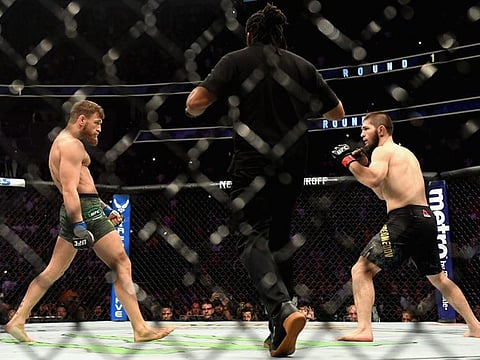 Conor McGregor and Khabib Nurmagomedov fought at UFC 229 in 2018.