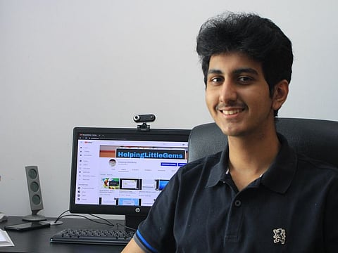 Samarth Chandna, a Grade 12 student at The Millennium School, Dubai, is the founder of online educational initiative ‘Helping Little Gems’.
