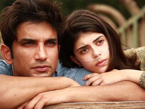 Sushant Singh Rajput and Sanjana Sanghi in 'Dil Bechara'