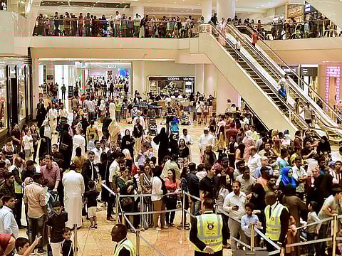 Families enjoy the celebrations at Dubai Festival City Mall on Eid Al Adha last year. This year people in the UAE and worldwide have been forced to rethink and rejig their traditional means of marking the occasion