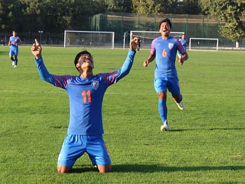 India Under-16 squad, who are currently on a tour of UAE, opened their campaign with a 1-0 win over Liwa FC.