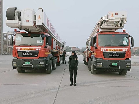 Shazia Parveen, Pakistan's first woman firefighter, says though her job is a risky one, it is fulfilling too.