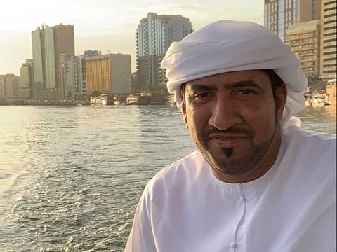 Jassim Rashid Rajab who saves the children from drowning says he was returning from the fishing trip on Wednesday.