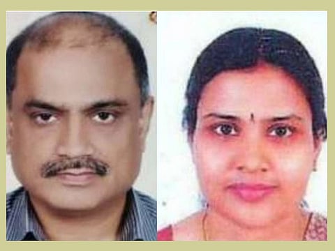 Janardhanan Pattiery and Minija
Image Credit: Twitter/@AbuDhabiLife