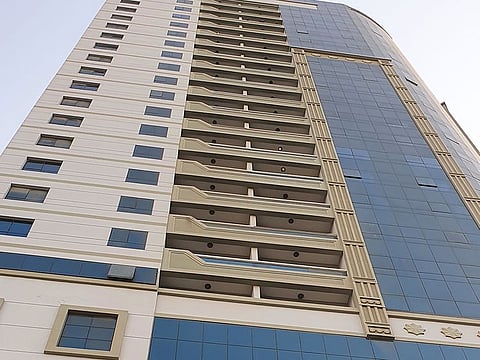 The building from which the girl fell to her death.