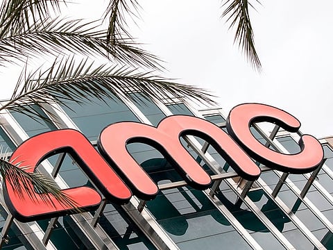 The closed AMC theatre, amid the coronavirus pandemic, in Burbank, California.
