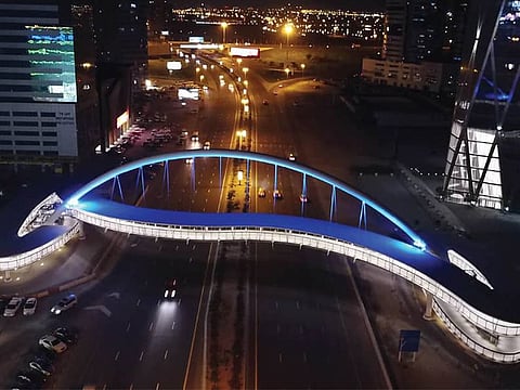 The bridges, with overhead shades, at four key areas in Sharjah will help ease the movement of pedestrians.
