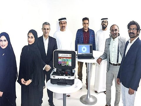 QuantLase Imaging Lab, the medical research arm of International Holdings Company (IHC), has developed an innovative device that enables faster COVID-19 mass screening.