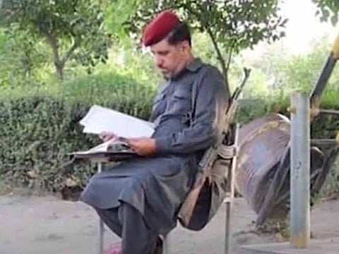 36-year-old watchman Noor Marjan has successfully completed his MPhil degree from the University of Agriculture, Peshawa.