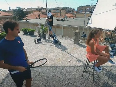 Roger Federer surprises his fans