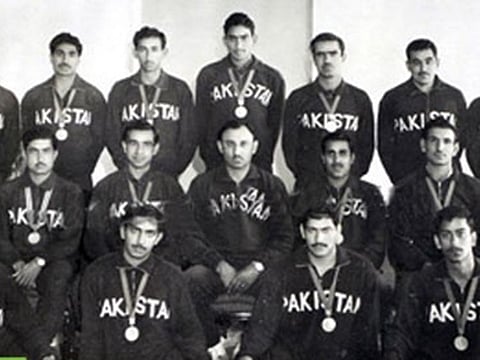The Mexico 1968 gold medal-winning Pakistan hockey team