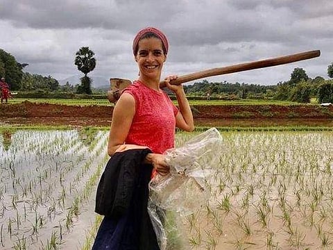 A Spanish tourist, Tresa Soriano, has been stuck in Karnataka for months