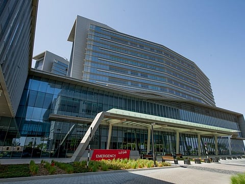 A view of Sheikh Shakhbout Medical City. The move aims to expand the network’s capacity to accommodate the health care needs of patients.