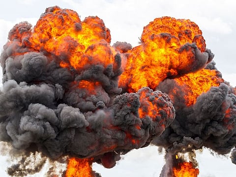 A fuel tank has exploded in an industrial area in Kuwait, killing two people.