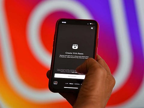 Instagram's video feature "Reels" on a smartphone.