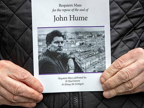 John Hume, one of the key architects of the Good Friday Agreement and Nobel Prize laureate died aged 83