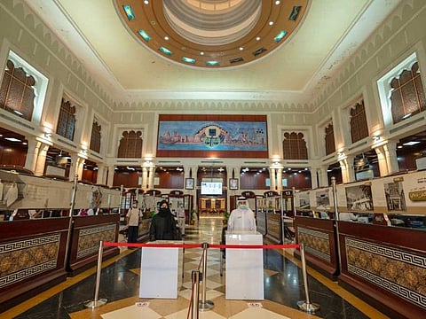 Inside the Dubai Courts building.