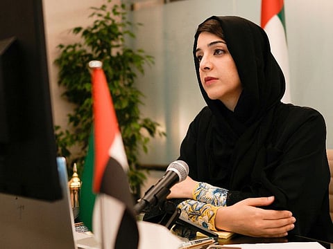 Reem bint Ibrahim Al Hashemy, Minister of State for International Cooperation.