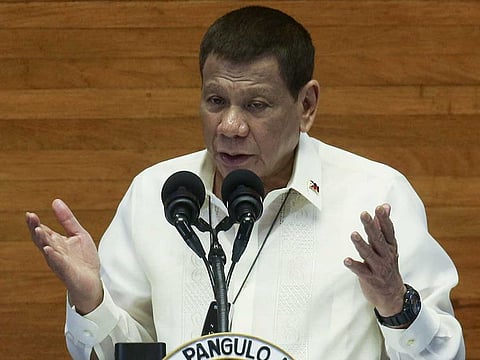 Philippine President Rodrigo Duterte