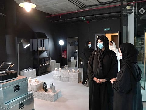 Sheikha Latifa tours d3 on Wednesday.