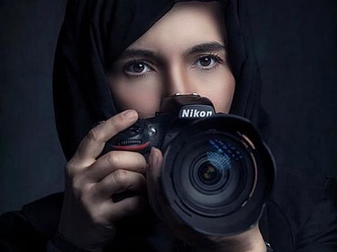 Saudi photographer Yumn Mohammad Al Manla.