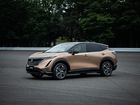 Nissan is staking quite a bit of its future on the all-electric Ariya SUV. Arriving in showrooms in Japan mid next year, the model has a claimed range of 480 kilometres or thereabouts.