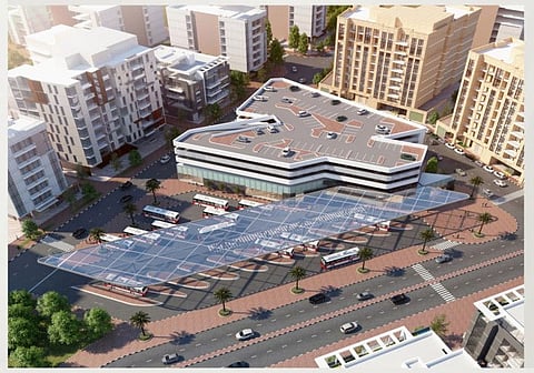 Completion rate of model bus stations at Al Satwa, Oud Metha hits 77%