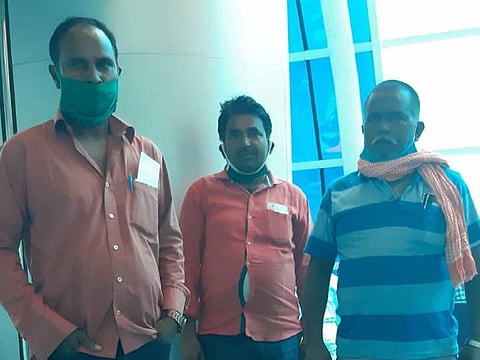 Three of the 18 Indian workers stranded in Sharjah airport