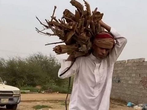 Woodsman Abdullah Khalil Al Faqiri.