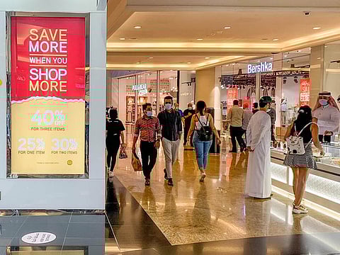 Shoppers at Mall of The Emirates in Dubai. Picture for illustrative purposes only.