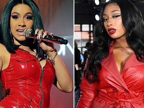 Cardi B and Megan Thee Stallion.