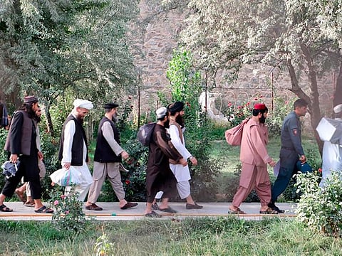 Taliban prisoners being released from Pul-e-Charkhi jail in Kabul, Afghanistan (August 13, 2020) paving the way for negotiations between the warring sides in Afghanistan’s protracted conflict