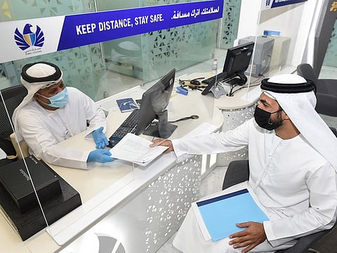 File photo of a customer at Dubai Customs