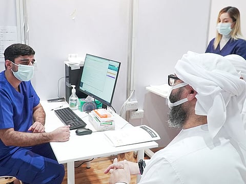 Ahmed Al Shaibani volunteers for the Phase III inactivated vaccine trials in UAE.