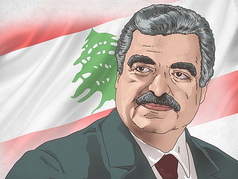 Hariri held office from 1992 to 1998 and again from 2000 until his resignation — a total of five terms