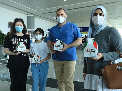 Middle East Airlines passengers were accorded a warm welcome at Abu Dhabi Airport