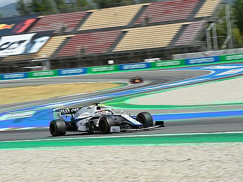 Williams driver George Russell during last week's Spanish Grand Prix
