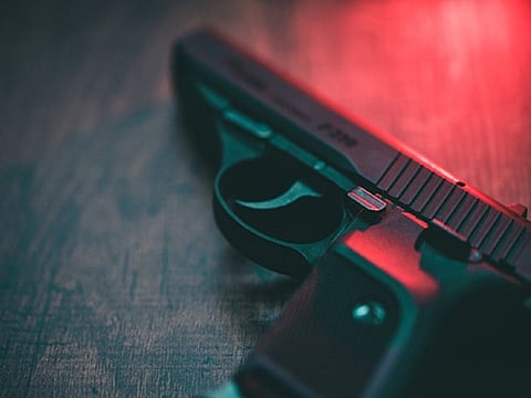 The Riyadh Police have arrested a young Saudi man for shooting a firearm in a main street in the capital.