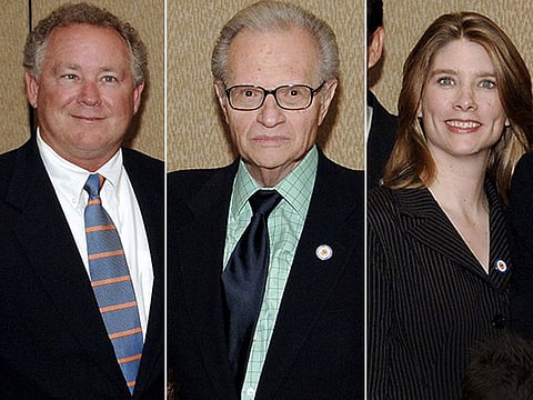 Andy King, Larry King and Chaia King.