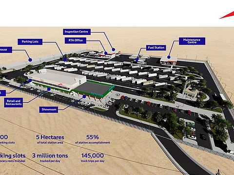 The construction of the new facility for trucks in Dubai has been undertaken by RTA in partnership with the private sector.