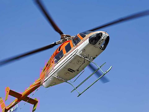 Helicopter. For illustrative purposes only.