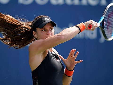 Maria Sakkari of Greece rallied from a set down to stun former world No.1 Serena Williams ahead of the US Open.