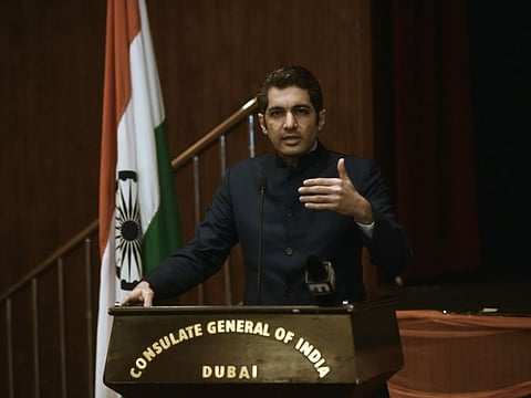 Dr Aman Puri, Consul General of India in Dubai, attends a meet and greet with the media in Dubai on Thursday