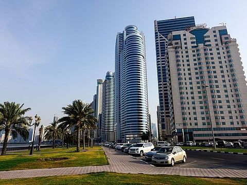 The Sharjah skyline.
