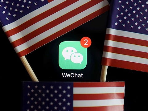 The US Commerce Department said Friday it will ban Chinese-owned TikTok and WeChat from US app stores on Sunday and will bar the apps from accessing essential internet services in the US.