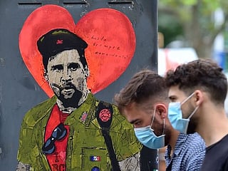 Goodbye, commander: Italian artist TVBOY pays tribute to Messi's career in Barcelona