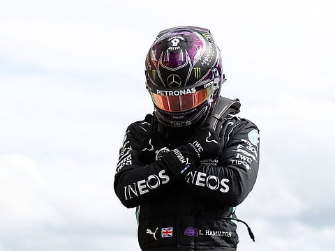 Lewis Hamilton pays tribute to actor Chadwick Boseman after taking pole in the Belgian GP