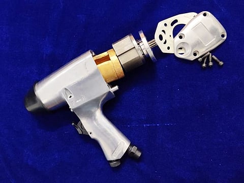 The passenger informed that the tool kit was handed to him by an unknown person in Sharjah airport.