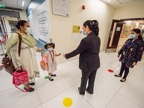 At GEMS New Millennium School, Al Khail, Dubai, on Sunday.